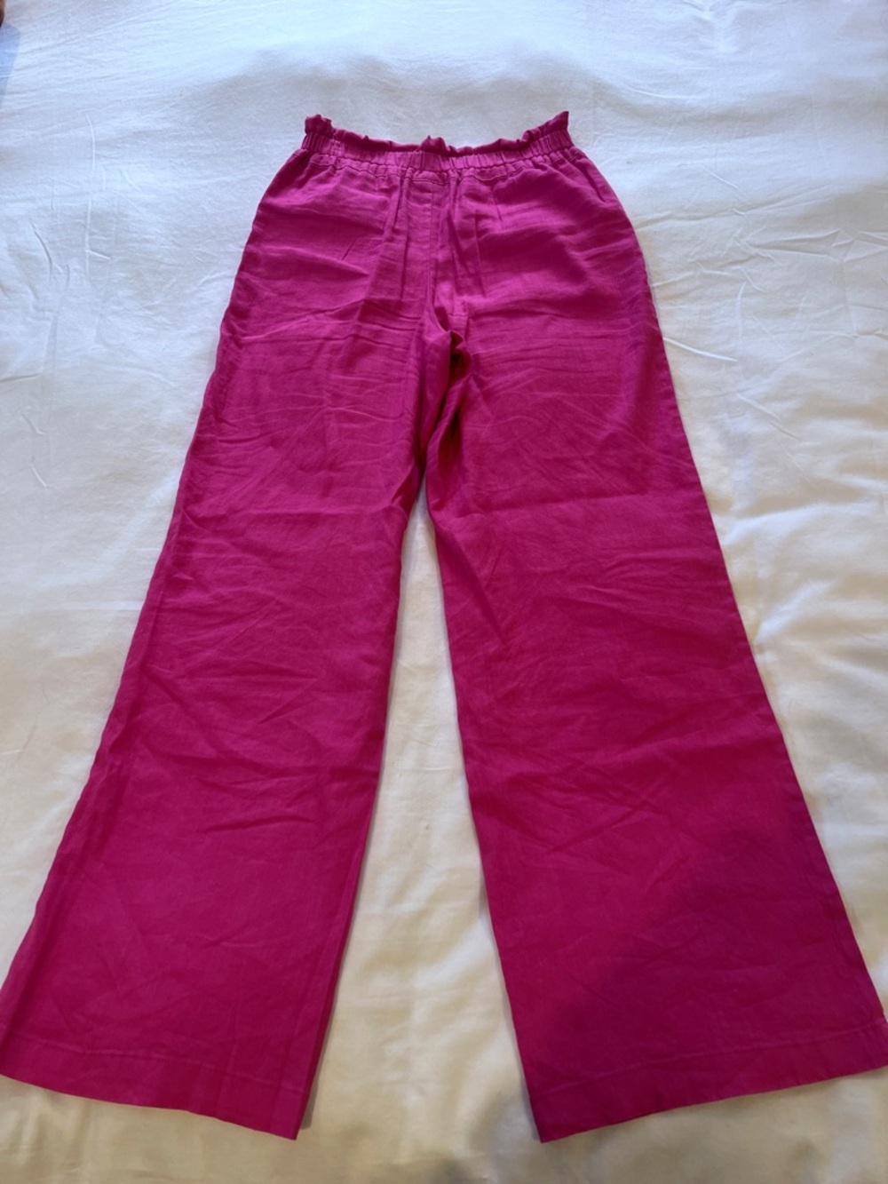Petite Linen-Blend Paperbag-Waist Pants by I.N.C. International Concepts - Picture 4 of 8